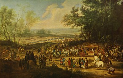 Re Luigi XIV di da Adam Frans van der Meulen